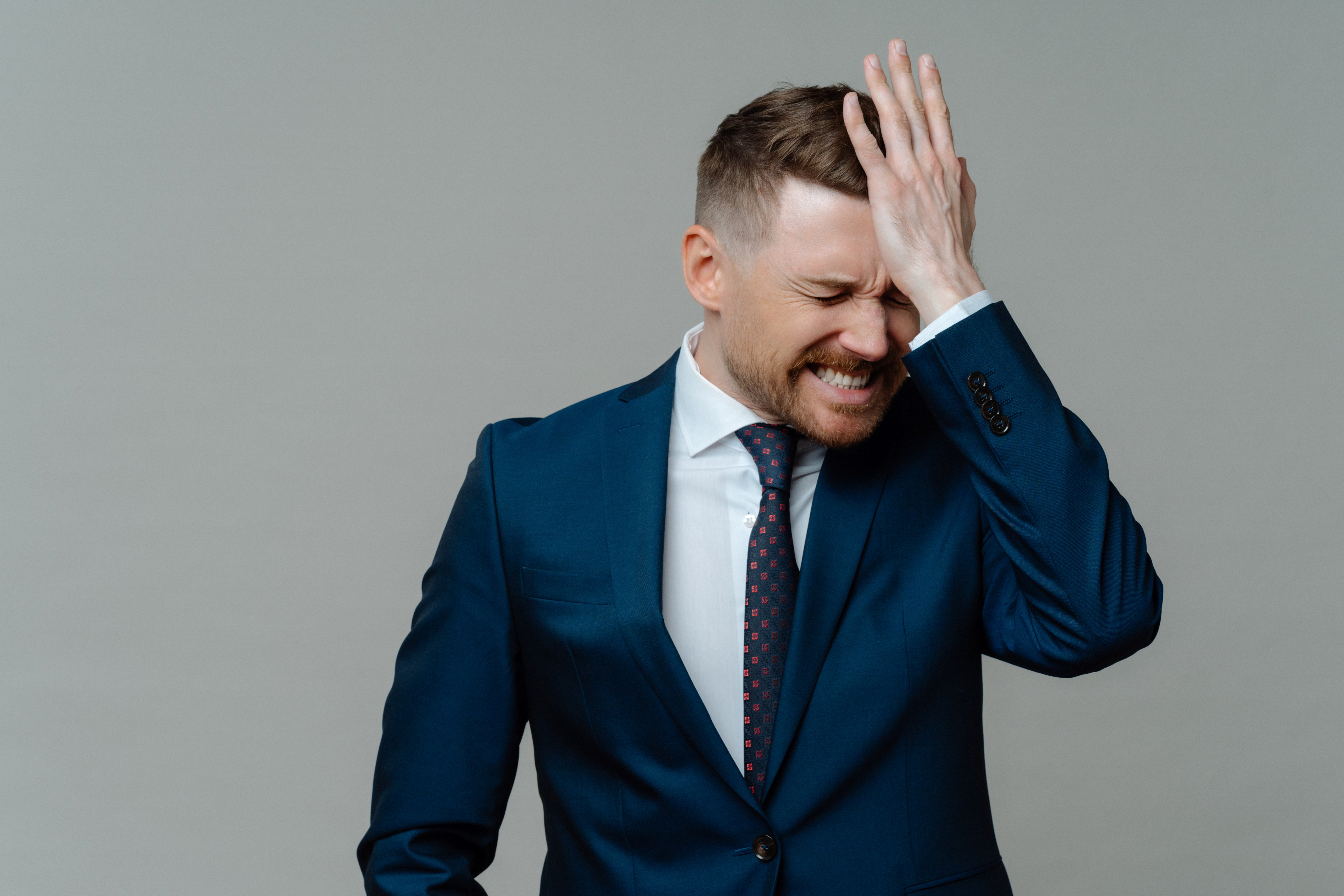 vecteezy horizontal shot of careless businessman keeps hand on 8866746